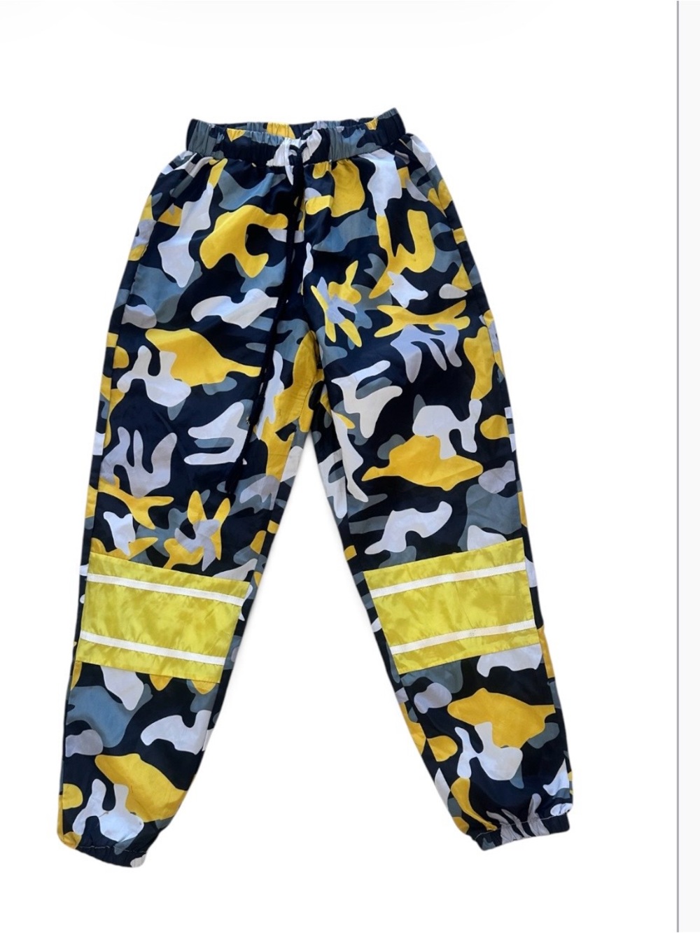 Cargo  Yellow Camo Reflective Jogger Pants
